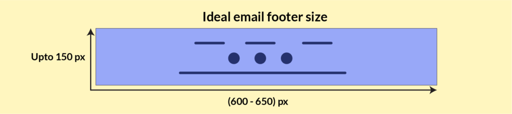 email footer size