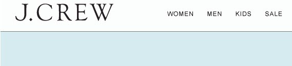 Header Menu J.CREW