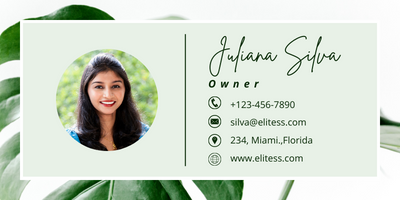 email signature size banner