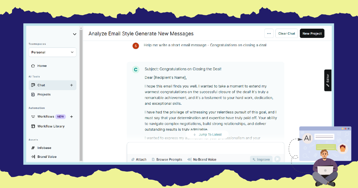 ai generated copywriting