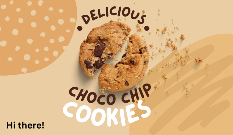 choco chips cookies poster