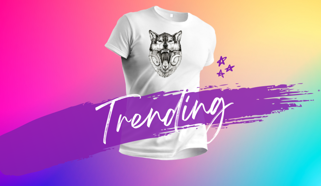 t-shirt with trending design