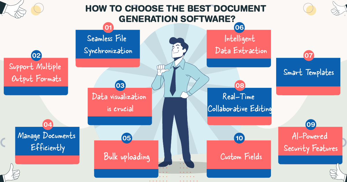 choosing document generation
