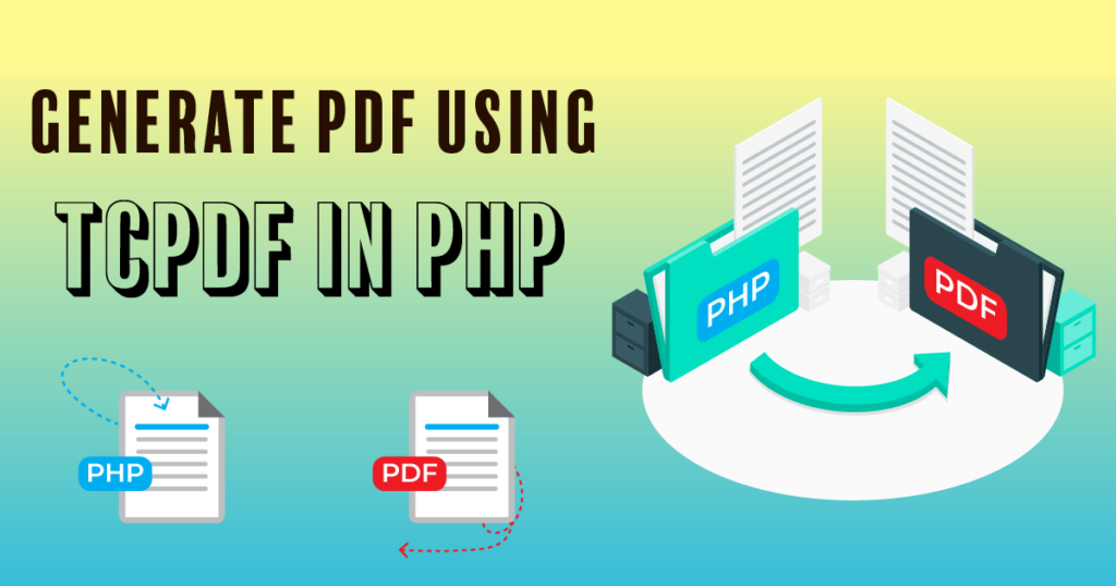 generate PDF using TCPDF in PHP