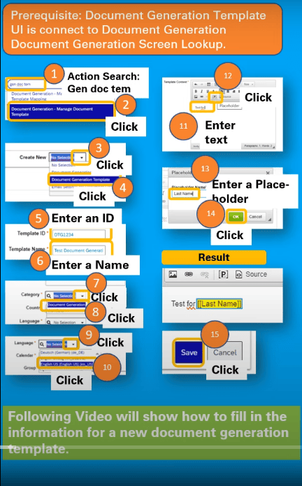 Template in SAP SuccessFactors