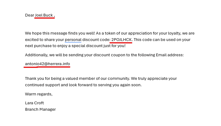 out put of excel sheet