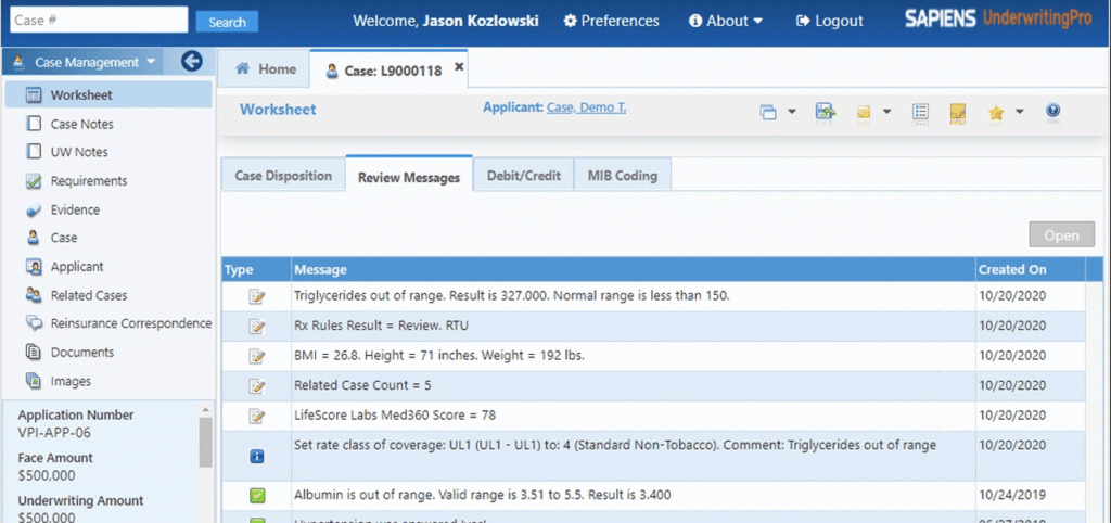 Sapiens UnderwritingPro