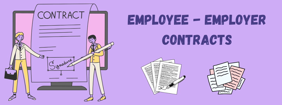 Employee contract banner